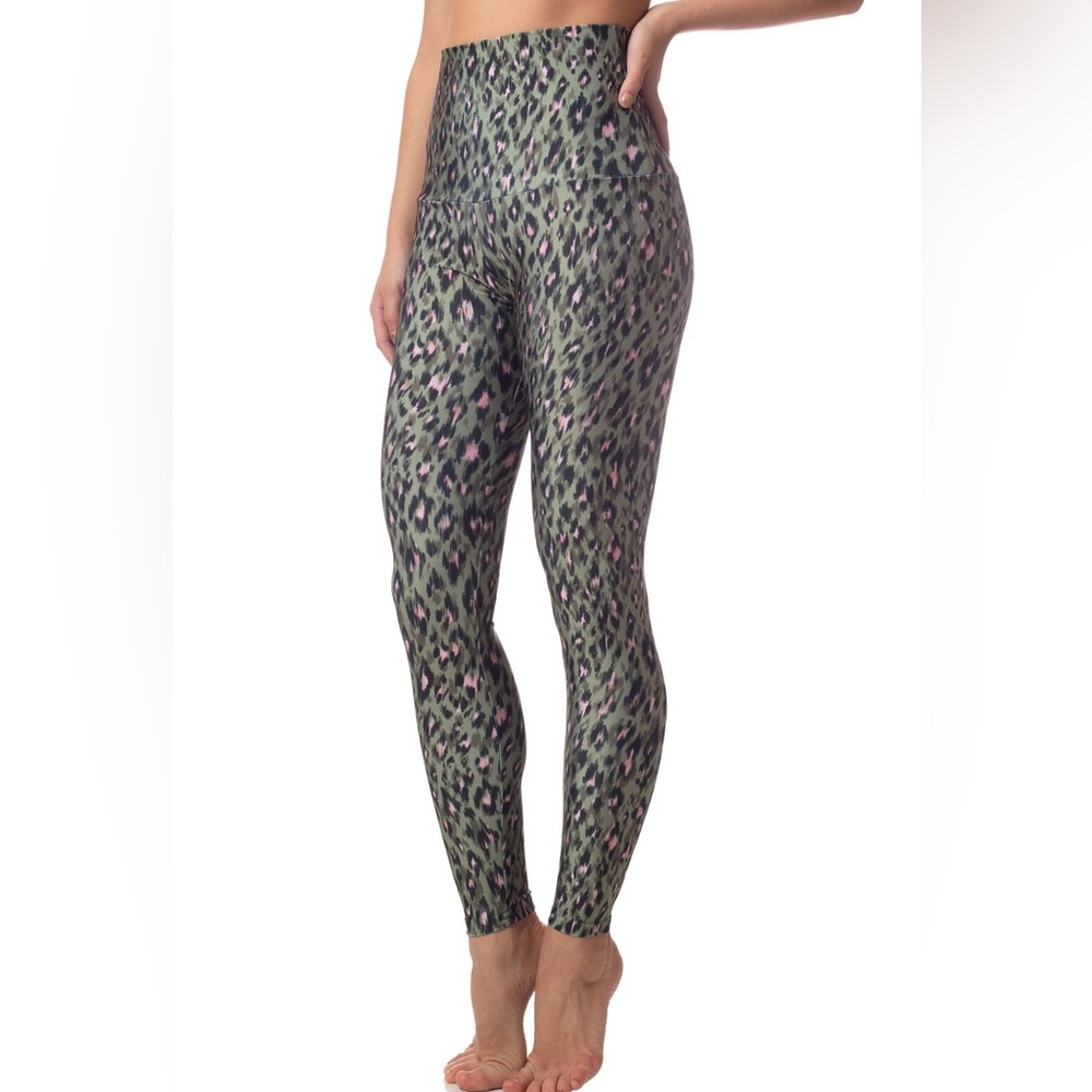 Emily Hsu Designs Surya Sneaker Legging Olive NWT